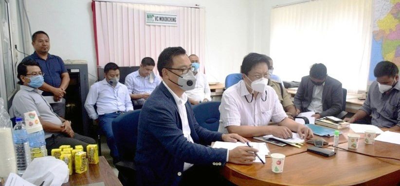 Mokokchung DPDB meeting held at NIC Conference Hall Mokokchung on September 22. (DIPR Photo)